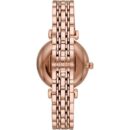 Emporio Armani Ladies' Rose Gold Crystal Dial Stainless Steel Watch - AR11244